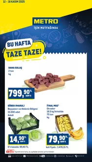 Metro kataloğu, Gaziantep | Taze Ürünler | 2025-11-12T00:00:00.000Z - 2025-11-18T00:00:00.000Z