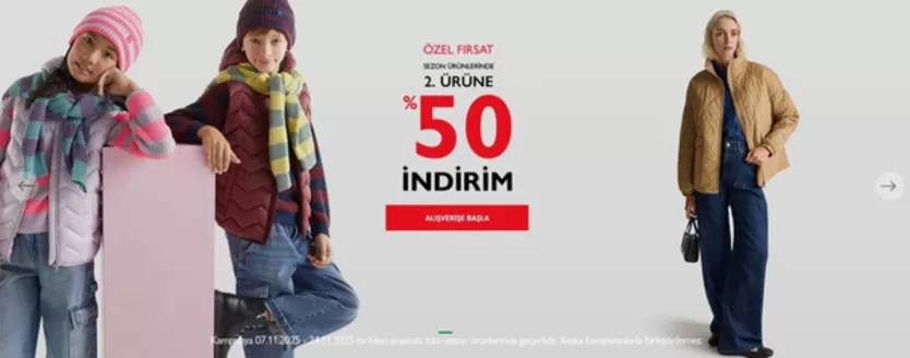 United Colors of Benetton kataloğu, Bandırma | %50 Indirim | 2025-11-17T00:00:00.000Z - 2025-11-24T00:00:00.000Z