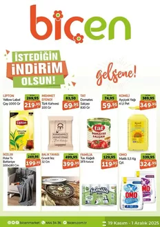 Biçen Market kataloğu | Biçen Market katalog | 2025-11-19T00:00:00.000Z - 2025-12-01T00:00:00.000Z