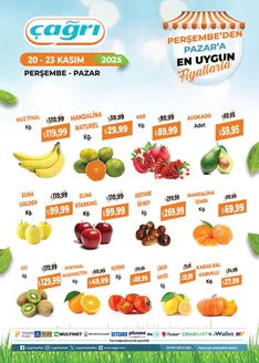 Çağrı Market kataloğu, İstanbul | Seçili ürünlerde harika indirimler | 2025-11-20T00:00:00.000Z - 2025-11-23T00:00:00.000Z
