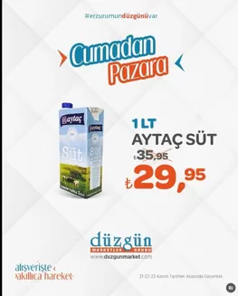 Düzgün Market kataloğu, Sarıkaya (Yozgat) | Cumadan Pazara | 2025-11-21T00:00:00.000Z - 2025-11-24T00:00:00.000Z