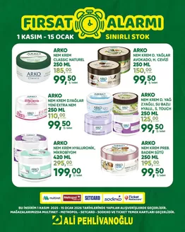 Ali Pehlivanoğlu kataloğu, Alaçatı | Geniş teklif yelpazesi | 2025-11-01T00:00:00.000Z - 2026-01-15T00:00:00.000Z