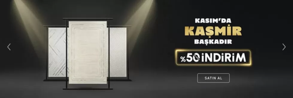 Kaşmir Halı kataloğu, Of | Indirim | 2025-11-26T00:00:00.000Z - 2025-12-10T00:00:00.000Z