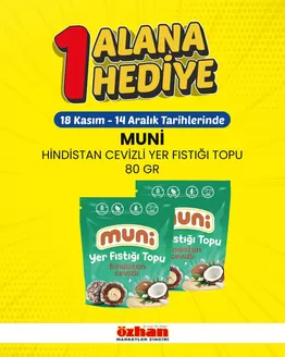 Özhan Market kataloğu, Bursa | Fırsat avcıları için teklifler | 2025-11-18T00:00:00.000Z - 2025-12-14T00:00:00.000Z