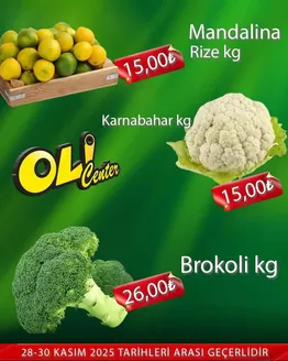 Olicenter Marketçilik kataloğu, Ulukışla | Herkes için cazip özel teklifler | 2025-11-28T00:00:00.000Z - 2025-11-30T00:00:00.000Z