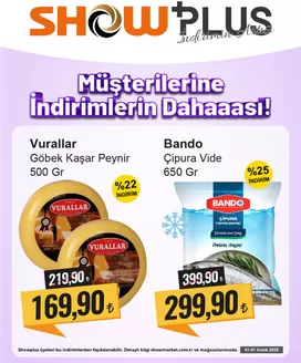 Show Market kataloğu | Sizin için en iyi fırsatlarımız | 2025-12-01T00:00:00.000Z - 2025-12-07T00:00:00.000Z