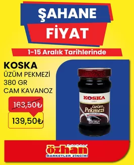 Özhan Market kataloğu | Tasarrufçular için en iyi teklifler | 2025-12-01T00:00:00.000Z - 2025-12-15T00:00:00.000Z