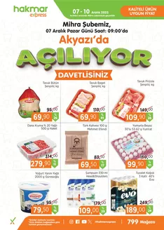 Hakmar Express kataloğu | 7-10 Aralık 2025 Mihra Açılış İndirimleri | 2025-12-07T00:00:00.000Z - 2025-12-10T00:00:00.000Z