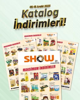 Show Market kataloğu, Şahinbey | Güncel fırsatlar ve teklifler | 2025-12-05T00:00:00.000Z - 2025-12-18T00:00:00.000Z