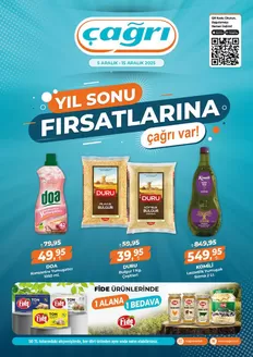 Çağrı Market kataloğu, Çeşmeli | Çağrı Market katalog | 2025-12-05T00:00:00.000Z - 2025-12-15T00:00:00.000Z