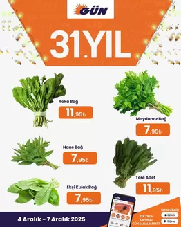 Gün Süpermarket kataloğu, Şahinbey | Keşfedilecek yeni teklifler | 2025-12-04T00:00:00.000Z - 2025-12-07T00:00:00.000Z