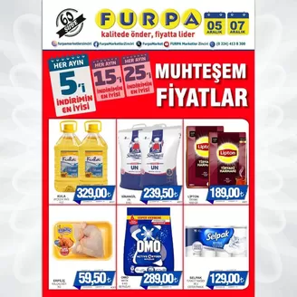 Furpa kataloğu, Şahinbey | Furpa katalog | 2025-12-05T00:00:00.000Z - 2025-12-07T00:00:00.000Z