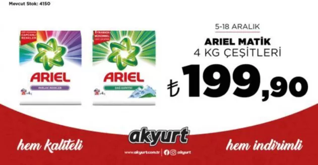 Akyurt Süpermarket kataloğu, Göynük (Bolu) | Akyurt Süpermarket katalog | 2025-12-05T00:00:00.000Z - 2025-12-18T00:00:00.000Z