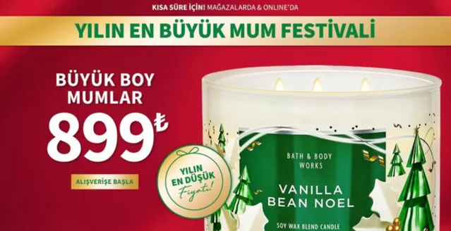 Bath & Body Works kataloğu, Battalgazi | YILIN EN BÜYÜK MUM FESTİVALİ | 2025-12-11T00:00:00.000Z - 2025-12-26T00:00:00.000Z