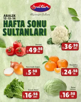 Sultan Market kataloğu, Hasanşeyh | Cazip teklifleri keşfedin | 2025-12-12T00:00:00.000Z - 2025-12-14T00:00:00.000Z