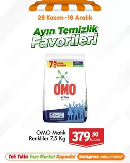 Barış Gross Market kataloğu, Konak | Barış Gross Market katalog | 2025-11-28T00:00:00.000Z - 2025-12-18T00:00:00.000Z