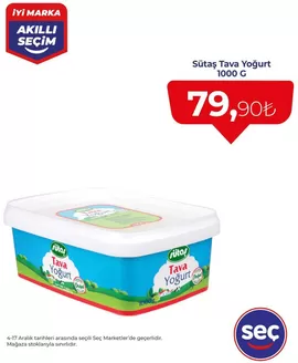 Seç Market kataloğu, Korkuteli | Güncel fırsatlar ve teklifler | 2025-12-04T00:00:00.000Z - 2025-12-17T00:00:00.000Z