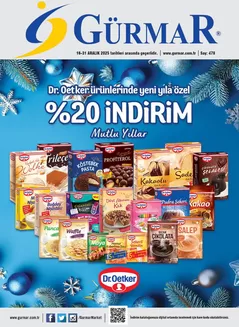 Gürmar kataloğu, Korkuteli | %20 Indirim | 2025-12-16T00:00:00.000Z - 2025-12-31T00:00:00.000Z