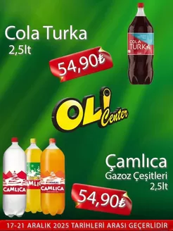 Olicenter Marketçilik kataloğu, Yeniçiftlik (Tekirdağ) | İndirimler ve kampanyalar | 2025-12-17T00:00:00.000Z - 2025-12-21T00:00:00.000Z