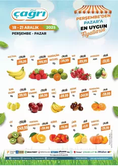 Çağrı Market kataloğu, Yeniçiftlik (Tekirdağ) | Tasarrufçular için en iyi teklifler | 2025-12-18T00:00:00.000Z - 2025-12-21T00:00:00.000Z