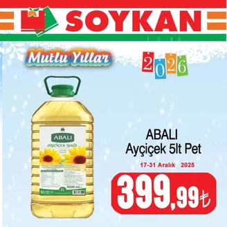 Soykan Market kataloğu, Yeniçiftlik (Tekirdağ) | Güncel fırsatlar ve teklifler | 2025-12-17T00:00:00.000Z - 2025-12-31T00:00:00.000Z