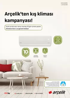 Arçelik kataloğu, Tekirdağ | Arçelik İklimlendirme Kataloğu | 2026-01-01T00:00:00.000Z - 2026-01-15T00:00:00.000Z