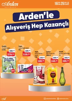 Arden Market kataloğu, Çanakkale | Sizin için özel teklifler | 2026-01-16T00:00:00.000Z - 2026-01-25T00:00:00.000Z