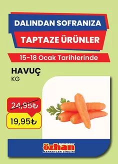 Özhan Market kataloğu, Çanakkale | Geniş teklif yelpazesi | 2026-01-15T00:00:00.000Z - 2026-01-18T00:00:00.000Z