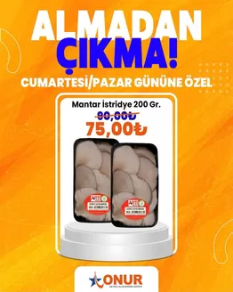 Onur Hipermarketleri kataloğu | Özel fırsatlar | 2026-01-17T00:00:00.000Z - 2026-01-31T00:00:00.000Z