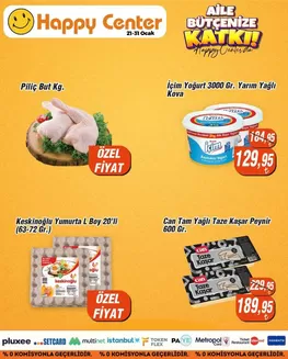 Happy Center kataloğu | Seçili ürünlerde harika indirimler | 2026-01-21T00:00:00.000Z - 2026-01-31T00:00:00.000Z