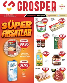 Grosper kataloğu | Müşterilerimiz için özel fırsatlar | 2026-01-23T00:00:00.000Z - 2026-01-31T00:00:00.000Z