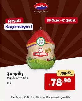 Sultan Market kataloğu, Manisa | Tüm müşteriler için en iyi fırsatlar | 2026-01-30T00:00:00.000Z - 2026-02-01T00:00:00.000Z