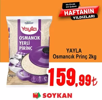 Soykan Market kataloğu, Balçova | Soykan Market katalog | 2026-01-30T00:00:00.000Z - 2026-02-05T00:00:00.000Z