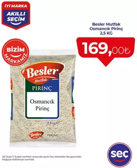 Seç Market kataloğu, Derinkuyu | Cazip teklifleri keşfedin | 2026-01-29T00:00:00.000Z - 2026-02-11T00:00:00.000Z