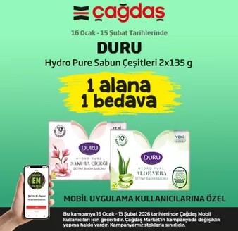 Çağdaş kataloğu, Azdavay | Tüm fırsat avcıları için en iyi teklifler | 2026-01-16T00:00:00.000Z - 2026-02-15T00:00:00.000Z