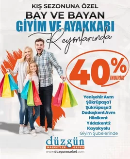 Düzgün Market kataloğu, Köprü | %40 Indirim | 2026-02-02T00:00:00.000Z - 2026-02-09T00:00:00.000Z