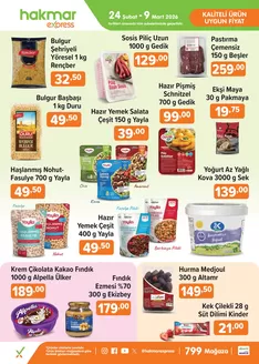 Hakmar Express kataloğu | 24 Şubat-9 Mart 2026 | 2026-02-24T00:00:00.000Z - 2026-03-09T00:00:00.000Z