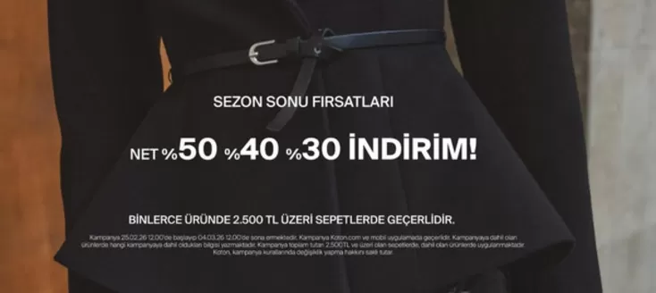Koton kataloğu, Zonguldak | Sezon Sonu Firsatlari | 2026-02-26T00:00:00.000Z - 2026-03-04T00:00:00.000Z