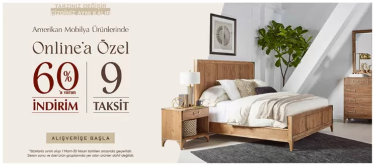 Kervan Mobilya kataloğu, Isparta | Kampanya | 2026-03-02T00:00:00.000Z - 2026-04-30T00:00:00.000Z