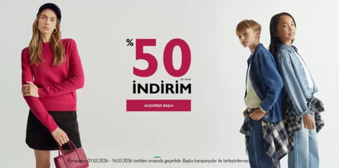 United Colors of Benetton kataloğu, Zonguldak | %50'ye Varan Indirim | 2026-03-02T00:00:00.000Z - 2026-03-16T00:00:00.000Z