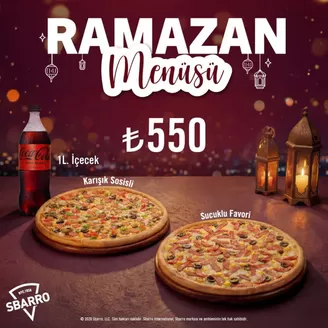 Sbarro kataloğu, Bolu | Ramazan Menu | 2026-03-04T00:00:00.000Z - 2026-03-18T00:00:00.000Z