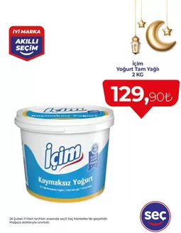 Seç Market kataloğu, Yiğitler (İzmir) | En iyi fırsatlar ve indirimler | 2026-02-26T00:00:00.000Z - 2026-03-11T00:00:00.000Z