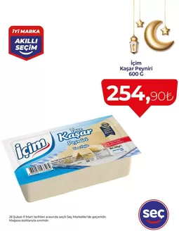 Seç Market kataloğu, Aliağa | Geniş teklif yelpazesi | 2026-02-26T00:00:00.000Z - 2026-03-11T00:00:00.000Z