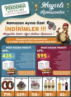 Pekdemir kataloğu, Bayraklı | Tasarrufçular için en iyi teklifler | 2026-03-06T00:00:00.000Z - 2026-03-12T00:00:00.000Z