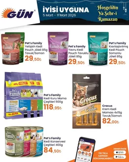 Gün Süpermarket kataloğu, Tire | Fırsat avcıları için teklifler | 2026-03-05T00:00:00.000Z - 2026-03-11T00:00:00.000Z