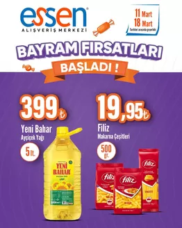 Essen AVM kataloğu, Akpınar (Eskişehir) | Tasarrufçular için en iyi teklifler | 2026-03-11T00:00:00.000Z - 2026-03-18T00:00:00.000Z