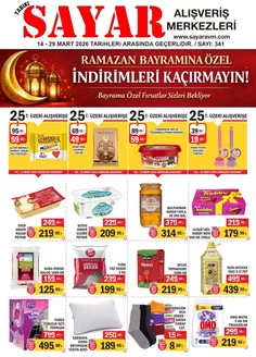 Sayar Avm kataloğu, Tekirdağ | Sayar Avm katalog | 2026-03-14T00:00:00.000Z - 2026-03-29T00:00:00.000Z
