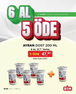 BİM kataloğu, Görele (İstanbul) | 6 AL 5 ÖDE. | 2026-03-13T00:00:00.000Z - 2026-03-16T00:00:00.000Z