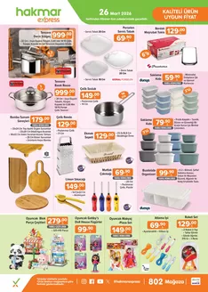 Hakmar Express kataloğu, Antalya | 26 Mart 2026 | 2026-03-20T00:00:00.000Z - 2026-04-03T00:00:00.000Z