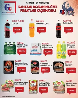 Grup Gökkuşağı kataloğu, Antalya | Tüm fırsat avcıları için en iyi teklifler | 2026-03-13T00:00:00.000Z - 2026-03-31T00:00:00.000Z